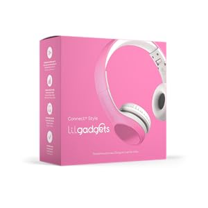 Pink Connect+ STYLE premium packaging makes these headphones perfect for gifts