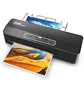 A3 6-Roller Commercial Laminator Machine, LOTHANEK 3-10 Mil 13 inch Heavy Duty Thermal Laminating...