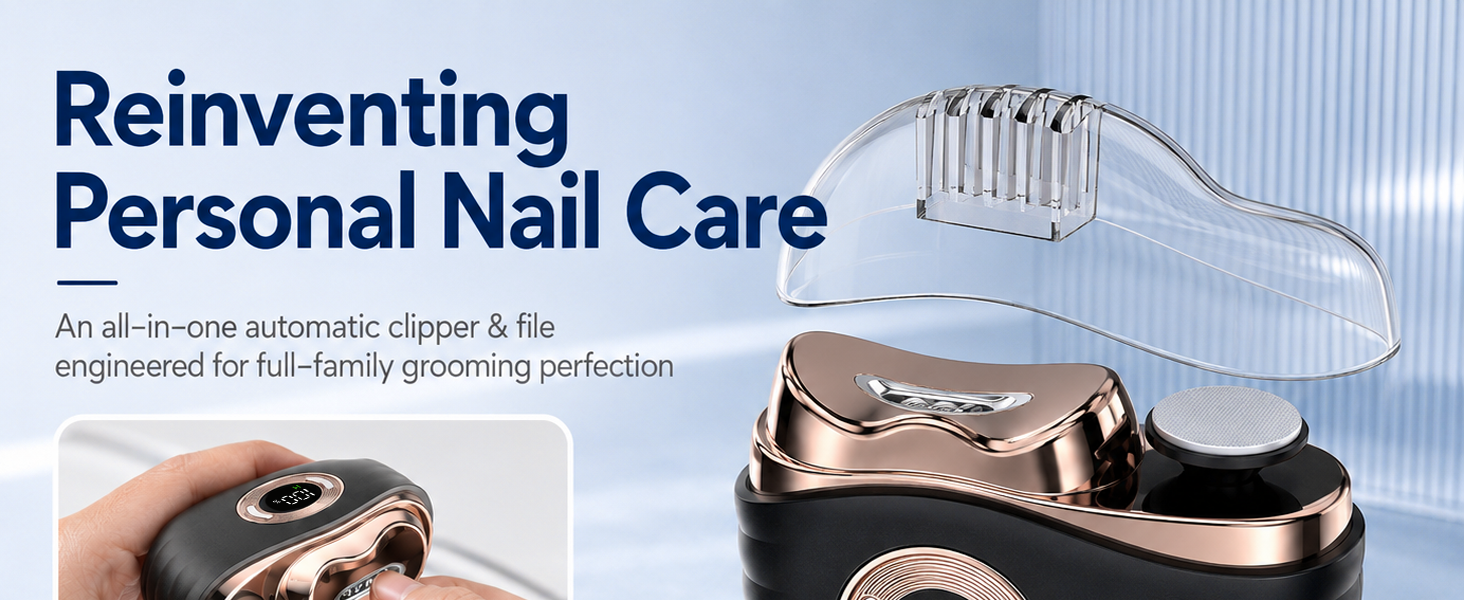 electric nail clipper and trimmer