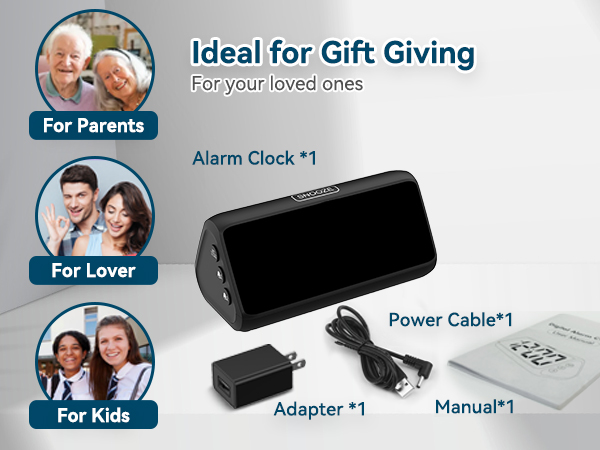 alarm clocks for gift giving
