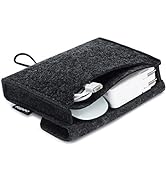 NIDOO Portable Felt Storage Bag, Electronics Accessories Protective Case Pouch for MacBook Power ...