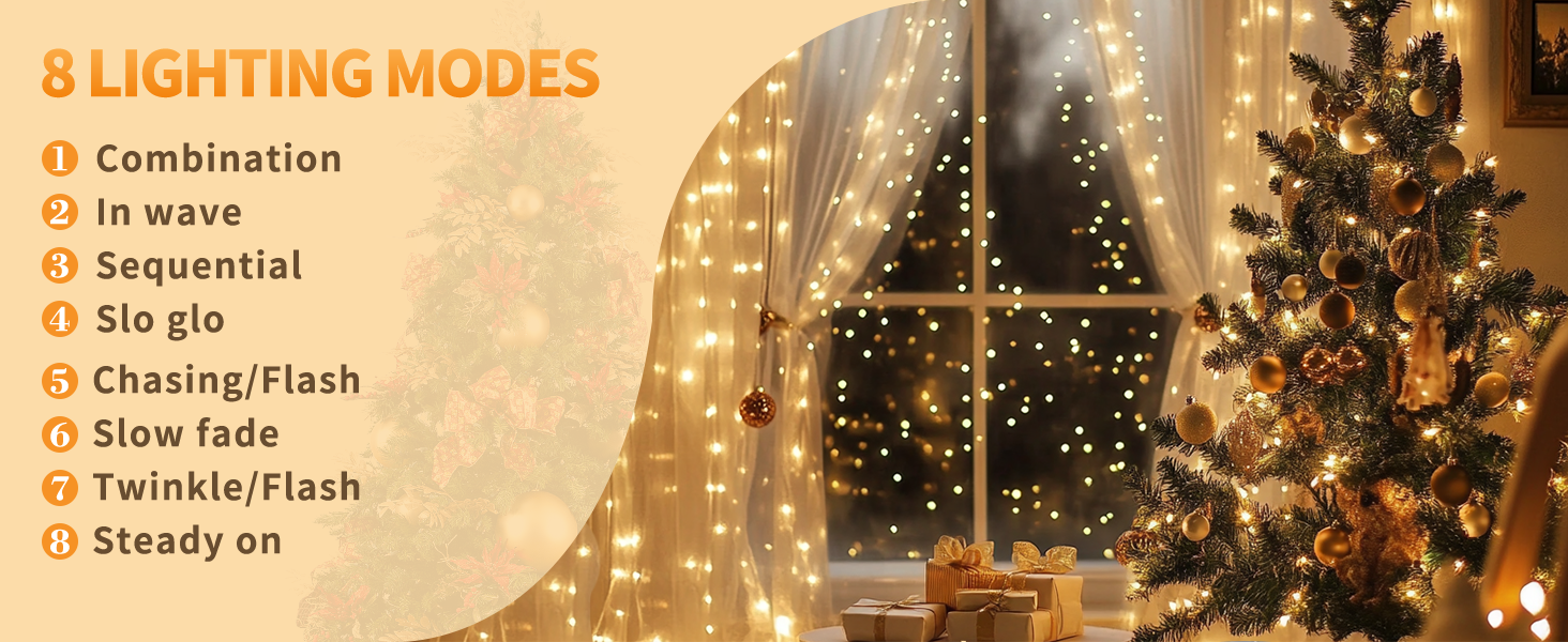 fairy led curtain lights