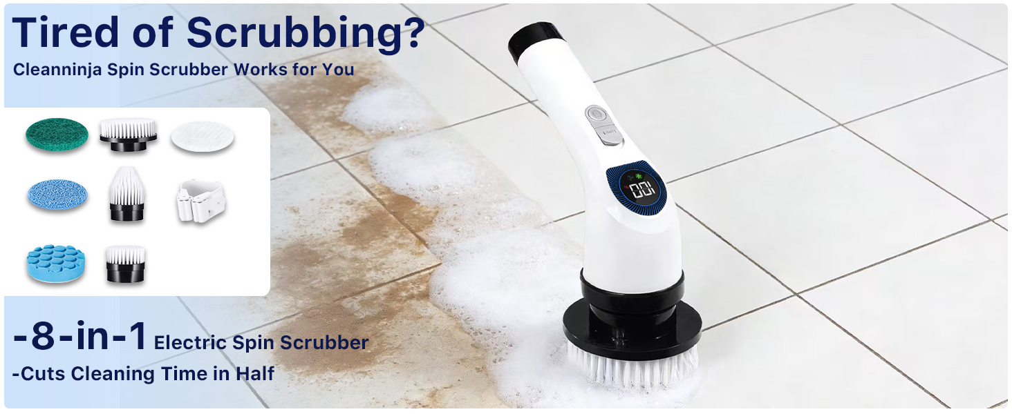 electric bathroom scrubbing brush