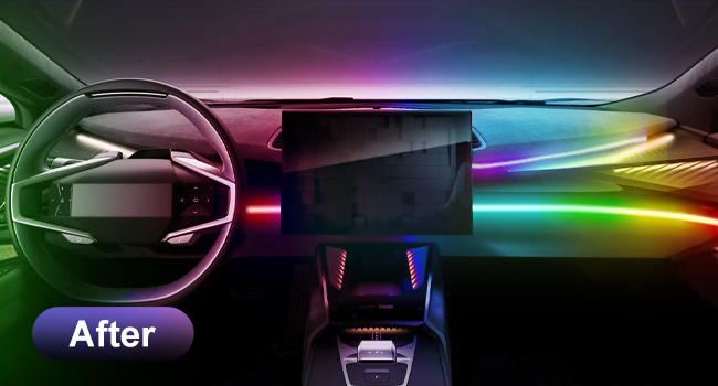 dashboard ambient lighting led