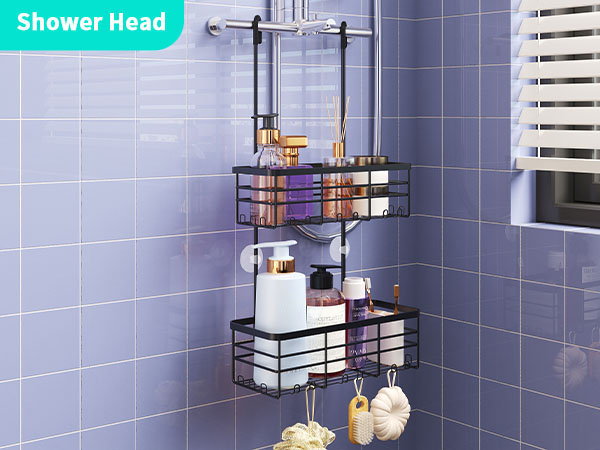shower organizer over the door