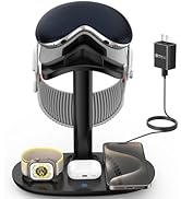 Stand for Apple Vision Pro with Wireless Charger, Suguder 4 in 1 Headphones Holder with Charging ...