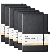 SUIN Lined Journal Notebook, Leather Hardcover Journal for Work, School, Travel, 100 GSM Paper, 1...