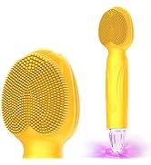 Face Cleansing Brush, Waterproof Electric Facial Cleansing Brush with Light Massage, 7 Speed Mode...
