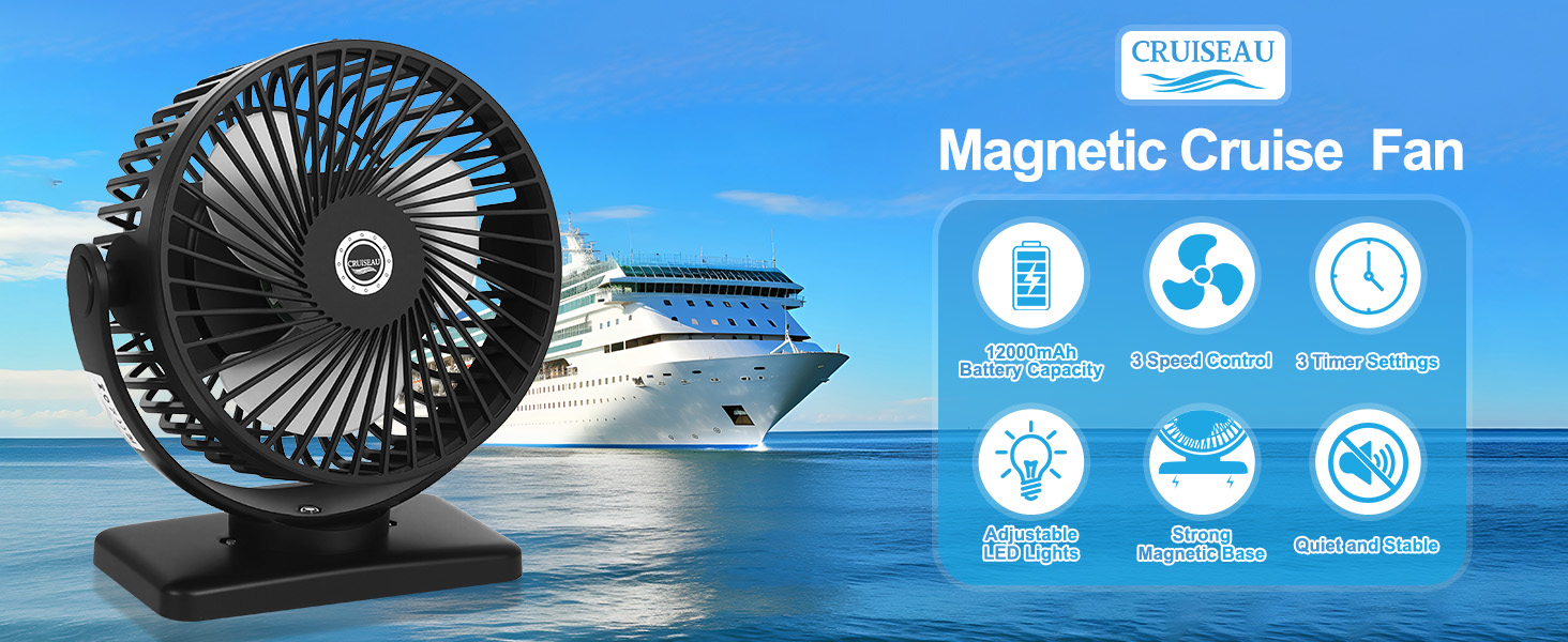 Magnetic cruise fan