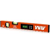 16inch Digital Level with LCD Display - Bubble Light Up Function - Multi Purpose:Magnetic Torpedo...