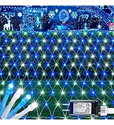 HEYFUNi 192 LED Net Lights Outdoor Mesh Lights,8 Modes Net Light for Bushes Plug in, Waterproof C...