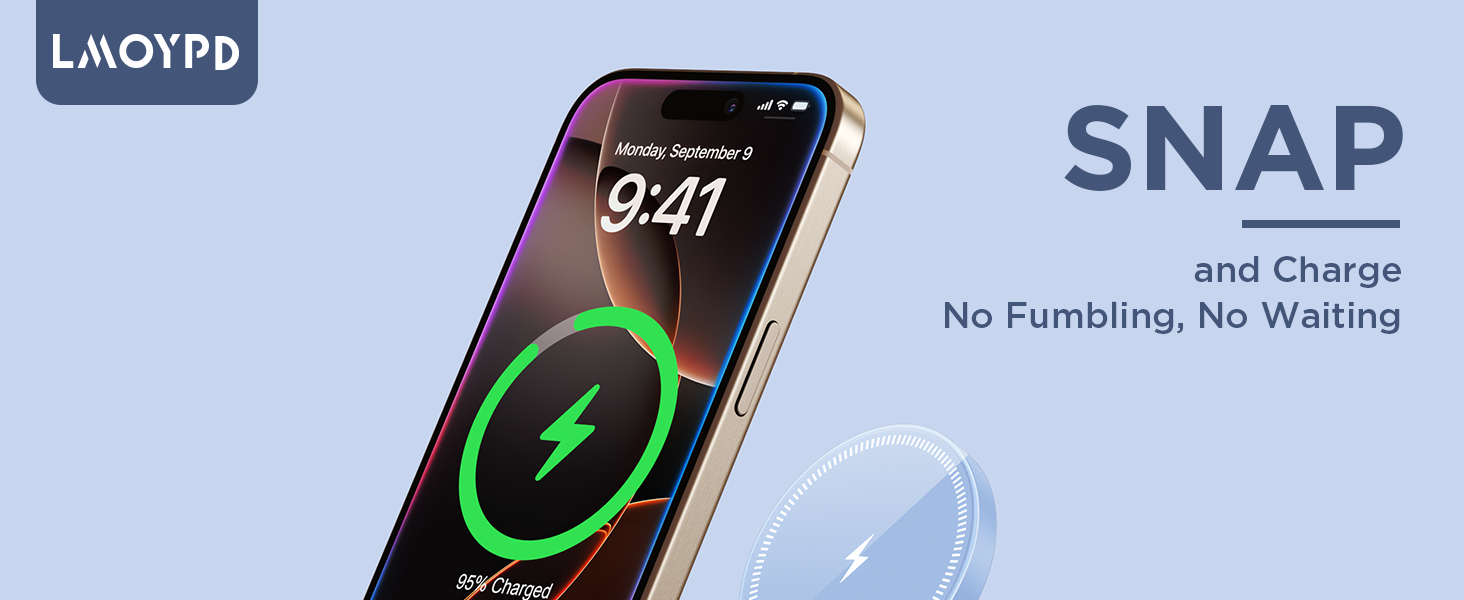 blue wireless charger