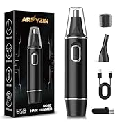 AREYZIN Nose Hair Trimmer for Men,Rechargeable Ear and Nose Trimmer,2026 Professional 2 in 1 Pain...