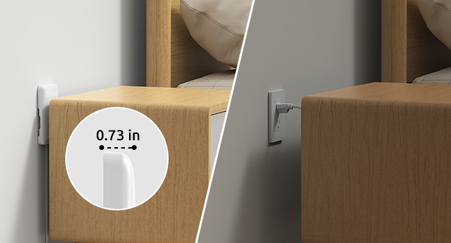 extension cord with outlet cover