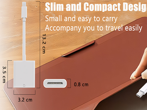 iPhone SD card reader USB C USB C SD card reader for iPhone15 USB C memory card reader for iPhone