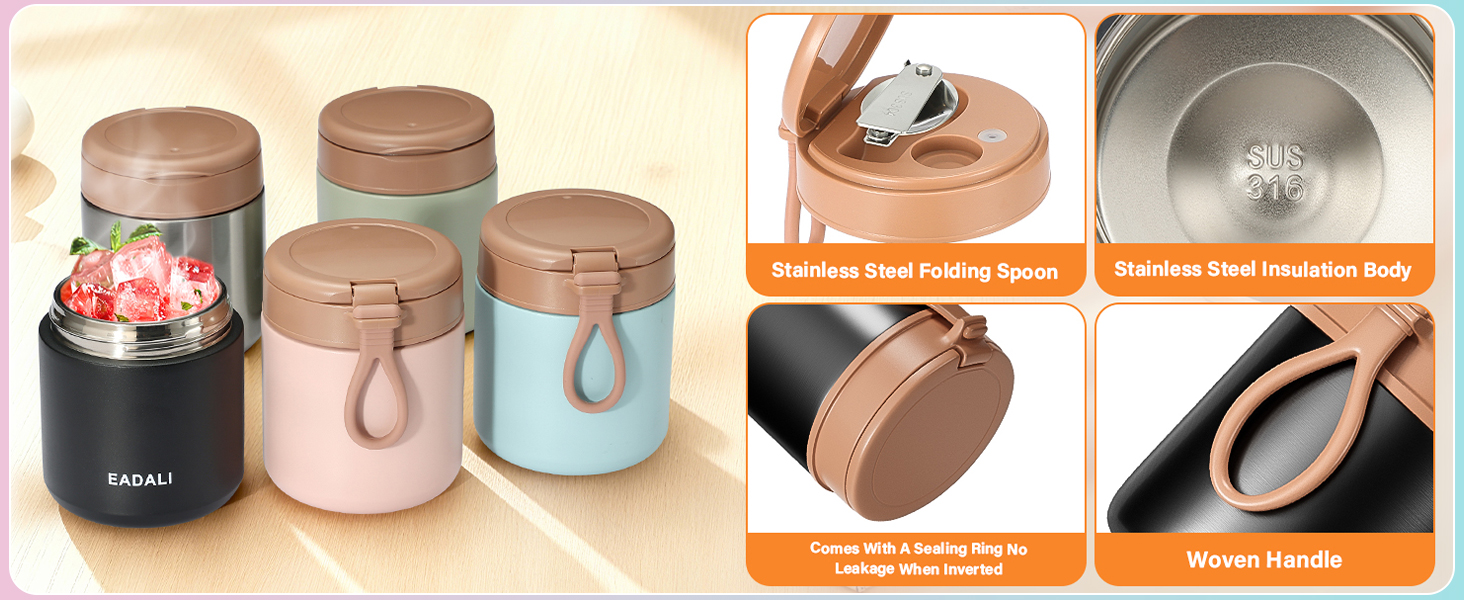 15.2 oz Thermo Food Jar for Kids