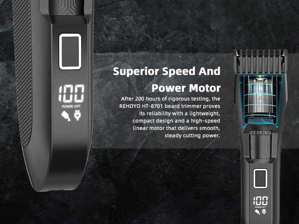 vacuum beard trimmer