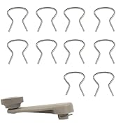 MOXRUQ 10 PCS Car Window Crank Handle Retainer Clips, Window Handle Metal Retaining Clips Assortm...