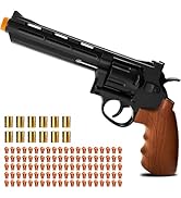 Toy Revolver Gun Shell Ejecting Toy Gun, Toy Gun Pistols with 120 Soft Bullets and 12 Shells, Edu...