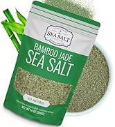 Hawaiian Bamboo Jade Sea Salt – Green Fine Sea Salt Infused with Real Bamboo Leaf Extract – For F...