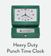 Acroprint 150QR4 Heavy Duty Automatic Time Recorder, Prints Month, Date, Hour (0-23) and Minutes ...
