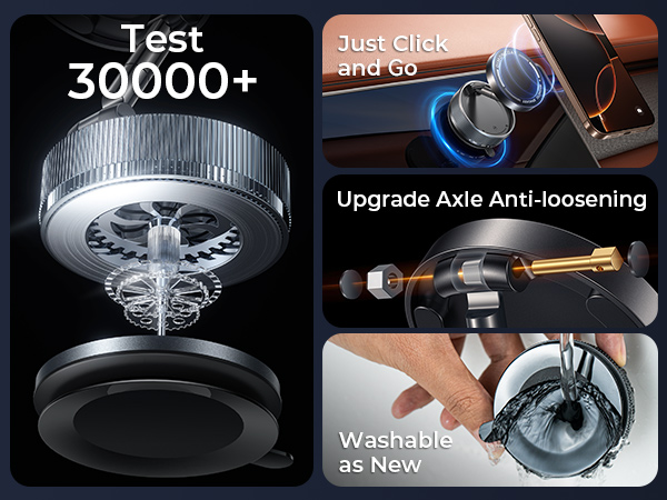 Vacuum Magnetic Phone Holder