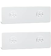 AKTECKE Shower Caddy Adhesive Replacement, No Drilling Transparent Adhesive Wall Hooks for Corner...