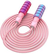 CRHOEIQ Jump Rope for Women Men, Fitness Jumprope for Women Workout, Adjustable Adult Exercise Sk...
