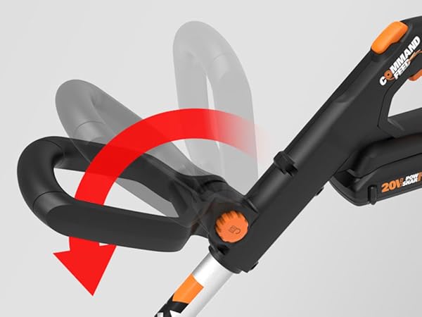 Adjustable Handle Ergonomic 7-position handle for easy handling and comfort.