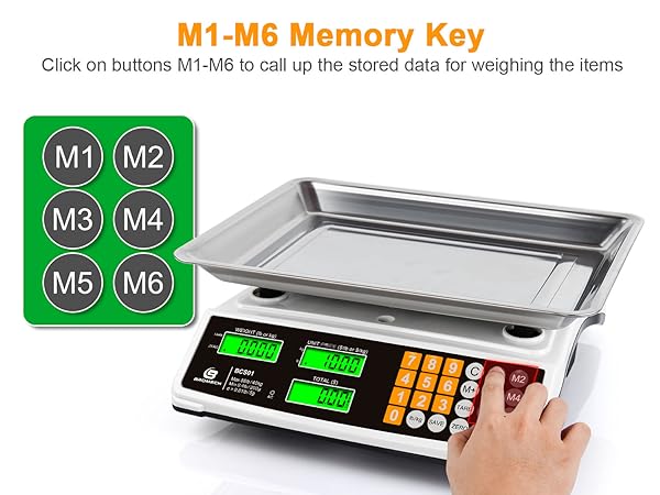 Commercial food scale
