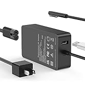 Surface Pro Charger 65W Surface Laptop Charger, Compatible with Microsoft Surface Pro 9/8/7/6/5/4...