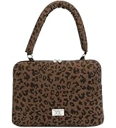 Leopard Print Laptop Case 11, 13,15 Inch Quilted Laptop Sleeve Soft Protective Cheetah Computer S...