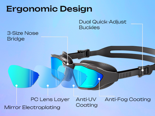 swim goggles adult women