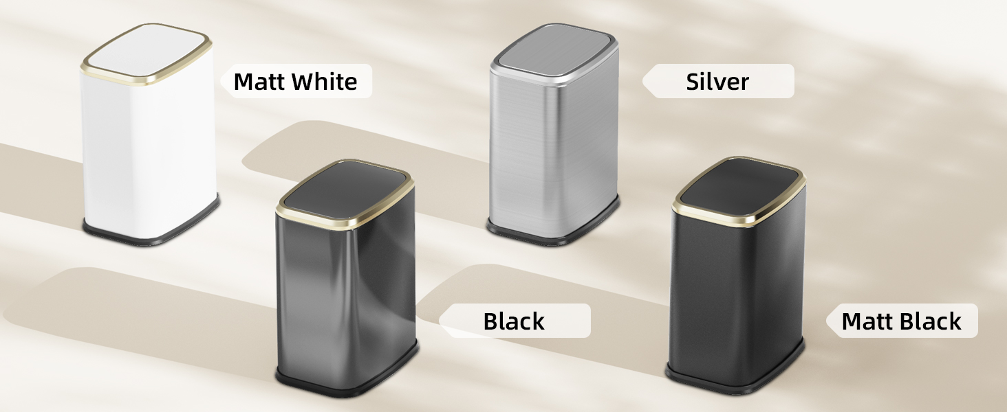 2.1 Gallon Bathroom Trash Can