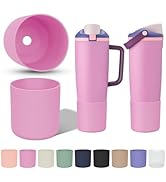 KGULQ 2Pcs Higher Boot Compatible with Owala Freesip Sway 30oz &amp; 40oz, Tall Anti-Slip Prevents Sc...