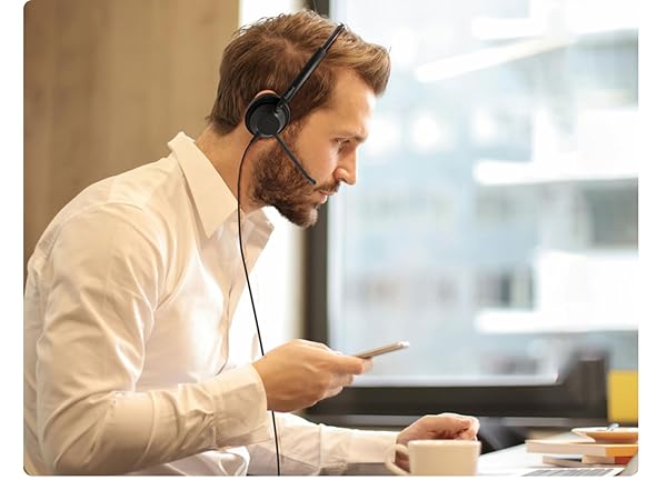 office headphones, headset with microphone, computer headsets