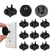 MECCANIXITY 10 Pack Outlet Covers Proofing, Electrical Safety Plug Covers Outlets Socket Proof Ca...