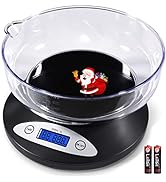 THINKSCALE Digital Kitchen Scale, Highly Accurate 5000g/11lb x 0.1oz, Food Scale for Cooking, Bak...