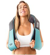 Shiatsu Back Shoulder and Neck Massager with Heat - Deep Tissue Kneading Pillow Massage - Back Ma...