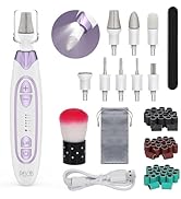 PELCAS Electric Toenail Grinder for Thick Toenails, Cordless Nail Drill, 5 Speeds Manicure and Pe...