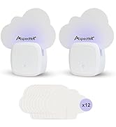 Aspectek Sticky Fly Trap for Indoor, Plug-in Blue Light Bug Trap, Odorless, Noiseless, Chemicales...