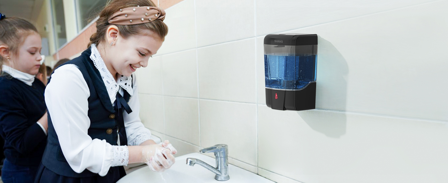soap dispenser wall mount automatic touchless