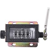 Mechanical Counter D67?F 200 per Minute Digit Counter Resettable Manual Hand Pull Stroke 5 Digit ...