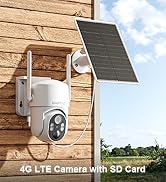 4G LTE Cellular Security Camera, No WiFi Security Camera Outdoor, Security Cameras Wireless Outdo...