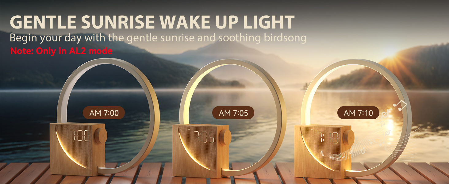 gentle sunrise wake up light