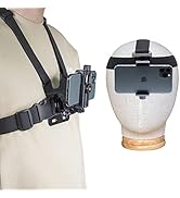 Haoyou Mobile Phone Chest Strap Mount Harness and Head Strap Holder Kit for VLOG/POV Phone Holder...