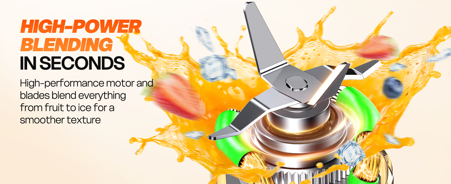 smoothie blender portable personal smoothie maker machine for shakes and smoothies