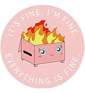 Audimi Cute Mouse Pad Mouse Mat Anti-Slip Base for PC Office Working Gaming, Red Dumpster 8.7x8.7...