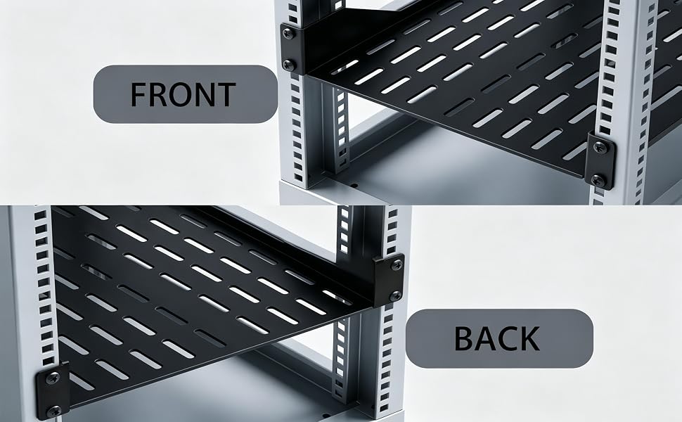 1u server rack shelf