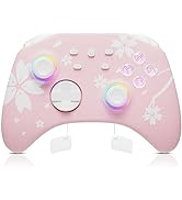 Mytrix Wireless Pro Controller, Hall Effect Joysticks &amp; Triggers Bluetooth Controllers for Ninten...